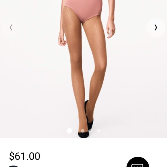 Wolford Rhomb Net Tights - Picture 2 of 3